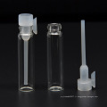 vide 1 ml mini verre texte tube parfum bouteille d&#39;huile